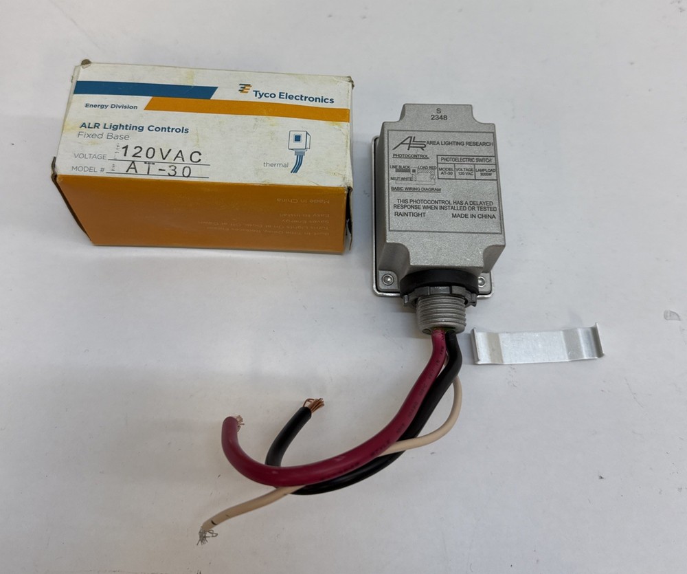 Tyco Electronics ALR Lighting Control Fixed Base Instant On 120 VAC,  AT-30