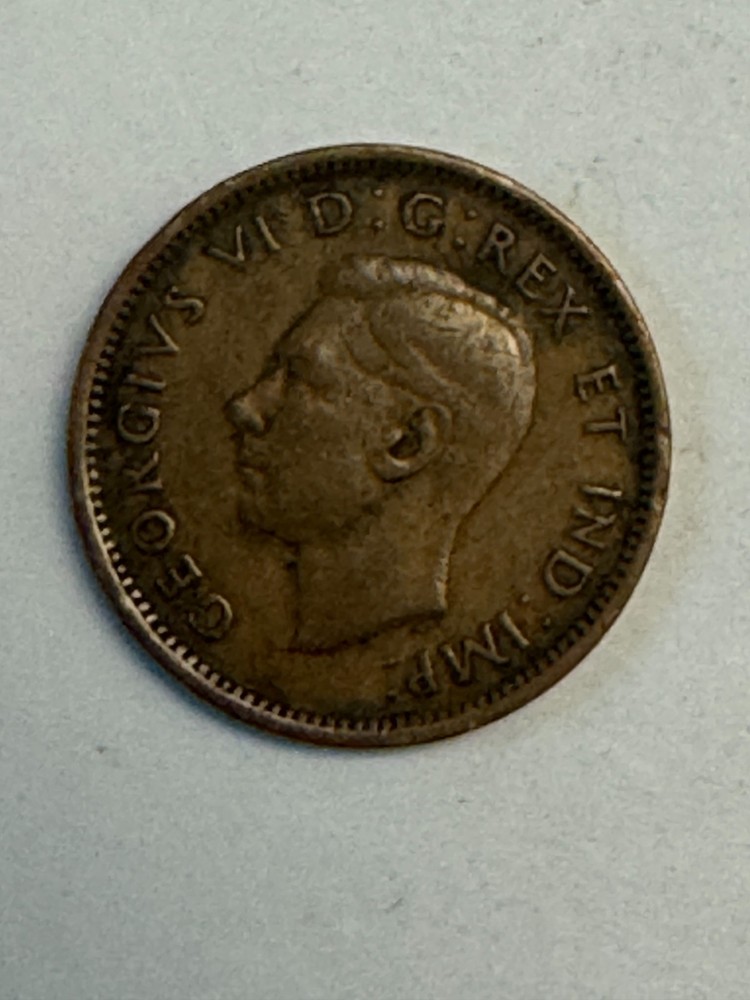 1942 George VI Canadian Cent Circulated