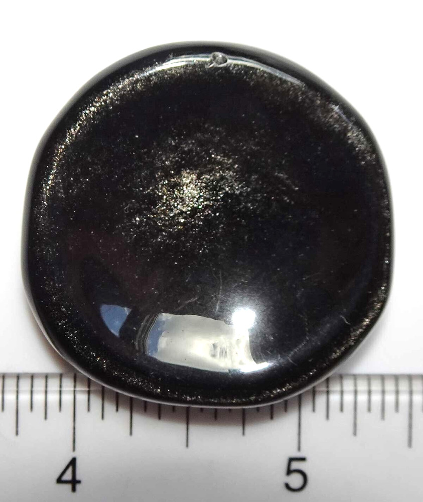 Obsidian Worry Stone/Palmstone sc881a