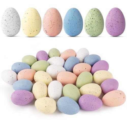  36Pcs Plastic Easter Eggs,2.4" Multi Color Pastel Speckled Eggs for Style3