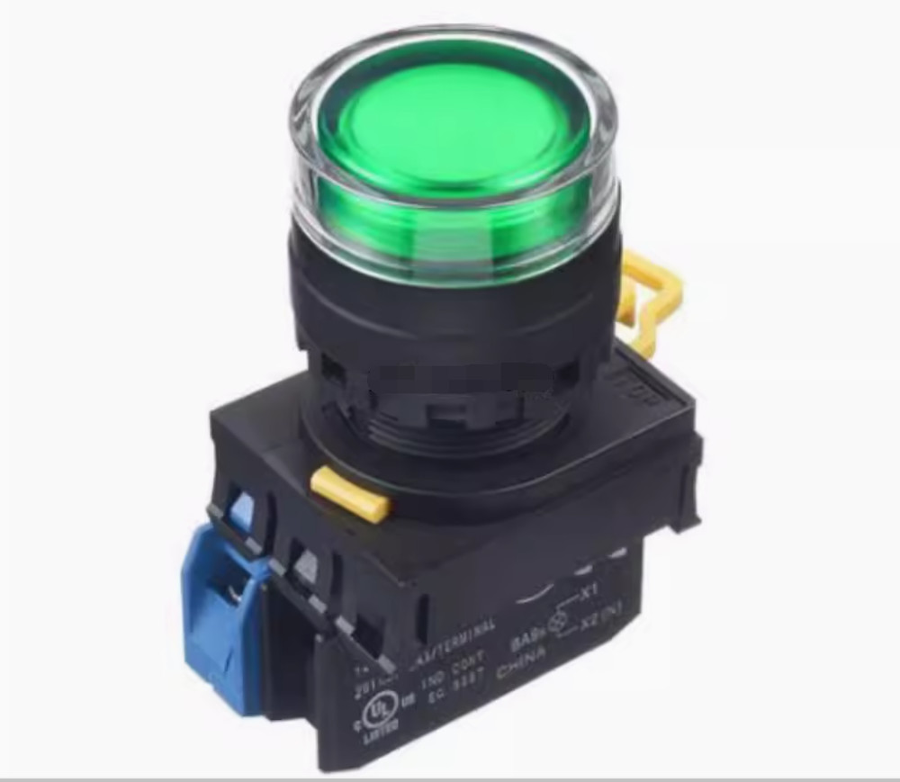 1PC NEW IDEC Self-reset button switch without light YW1L-MF2E01 yellow 1NC #LL