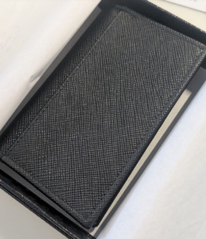 PRADA Business Card Holder Black