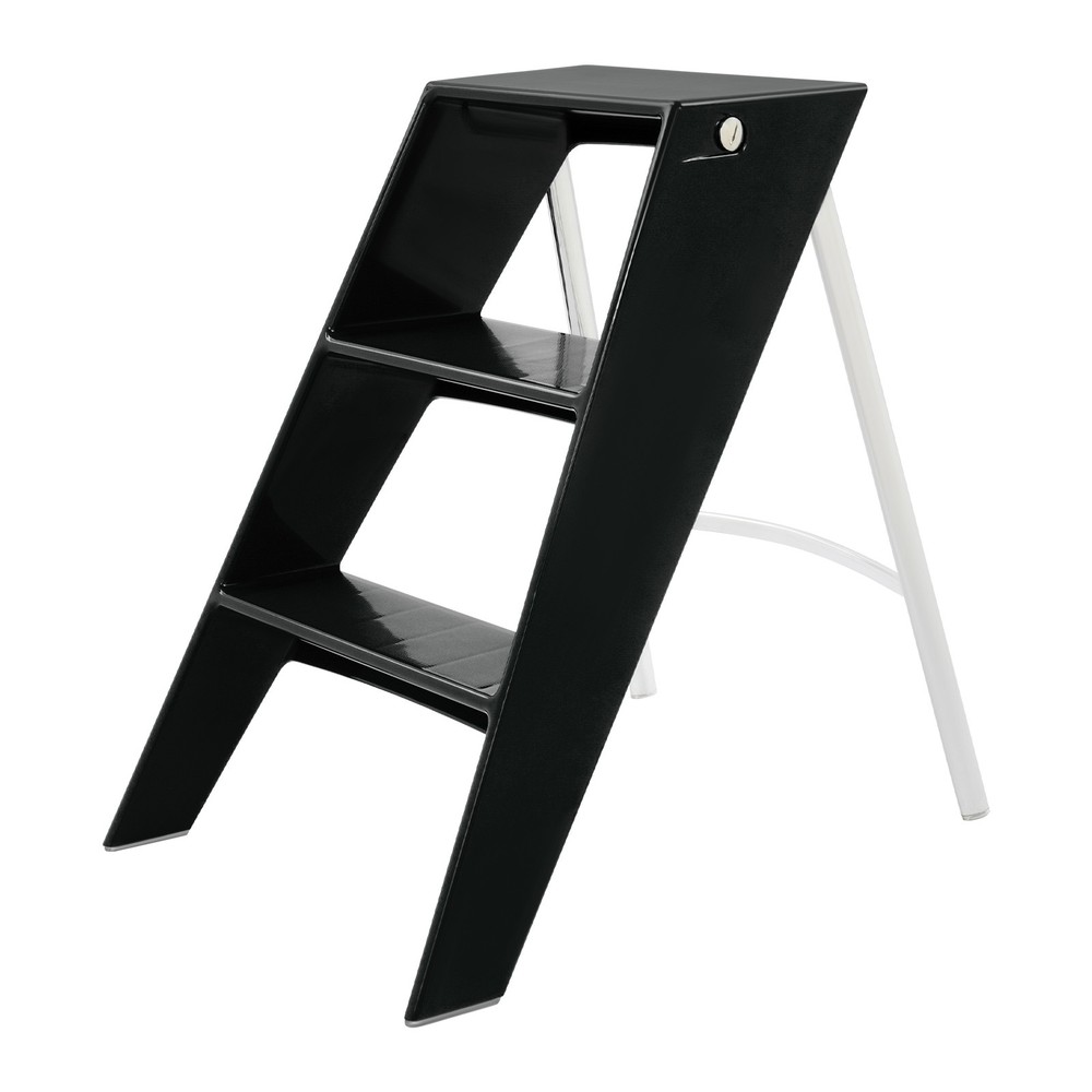 Folding Step Stool Step Stools for Adults 3 Step Ladder Folding Step Stool Black