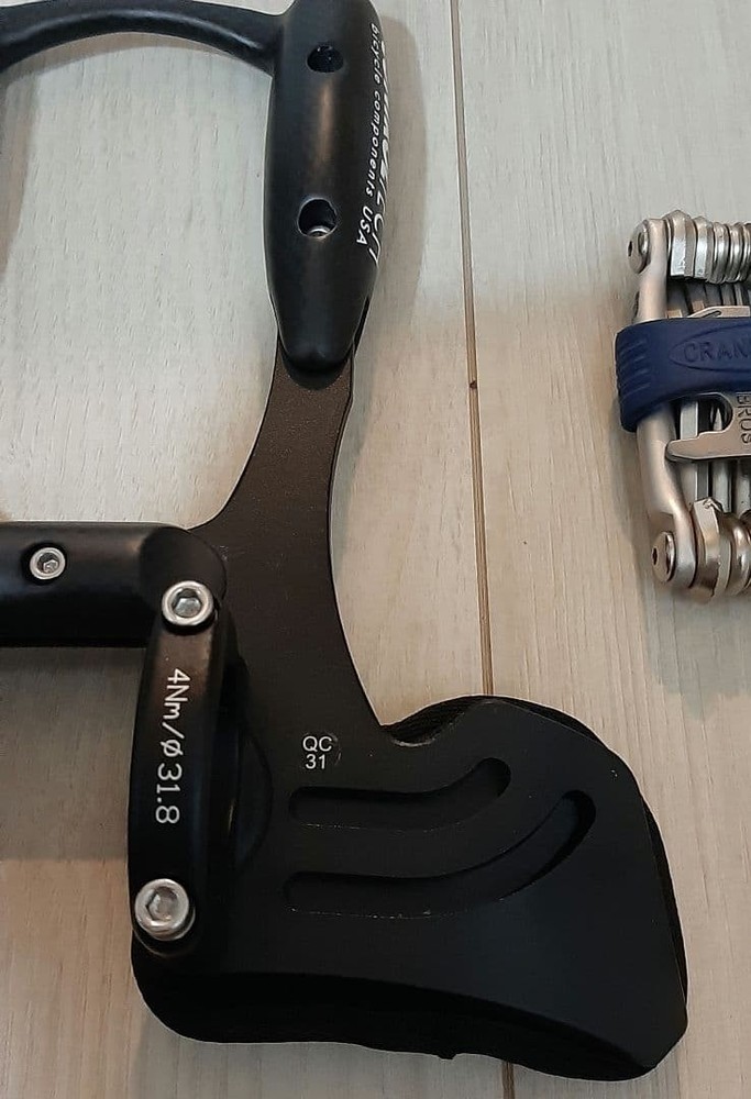 Controltech DH bar and C BROS multi-tool portable tool set