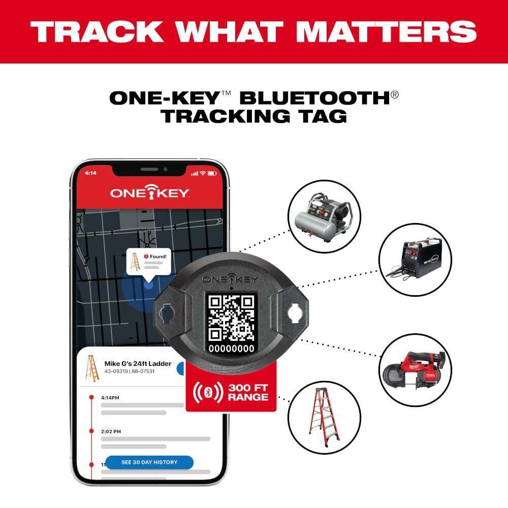 Milwaukee One-Key Bluetooth Tracking Tag