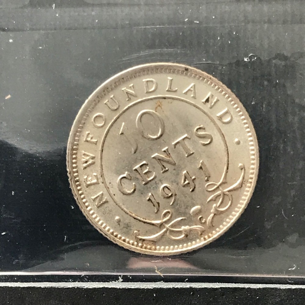 1941c ICCS Graded, Newfoundland Ten Cent, **MS-63**