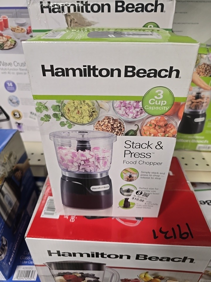 Hamilton Beach Stack&Press Food Chopper
