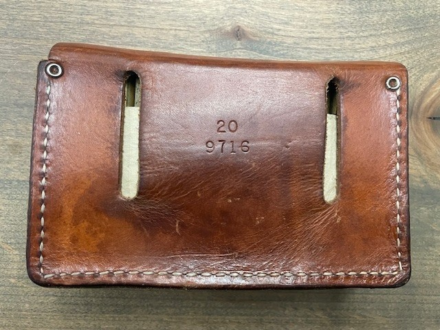 hunter leather ammo belt pouch