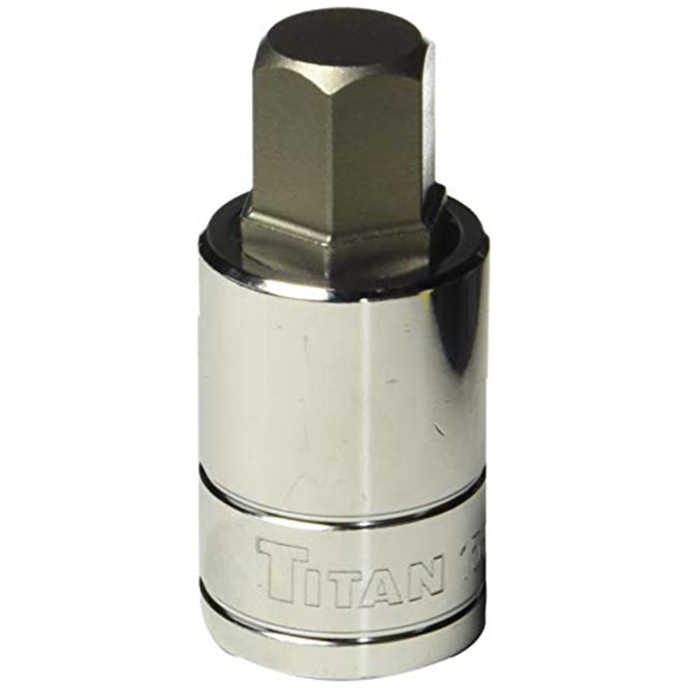 TITAN 1/2" DR. 15MM HEX BIT SOCKET