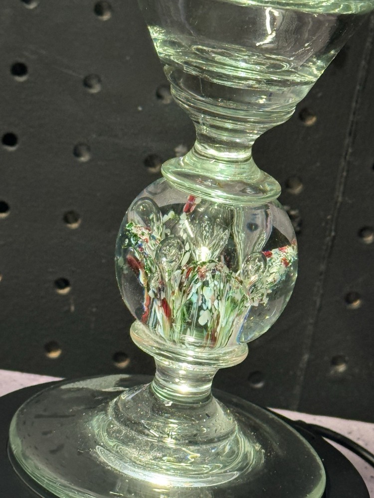 Blown Glass Candlestick