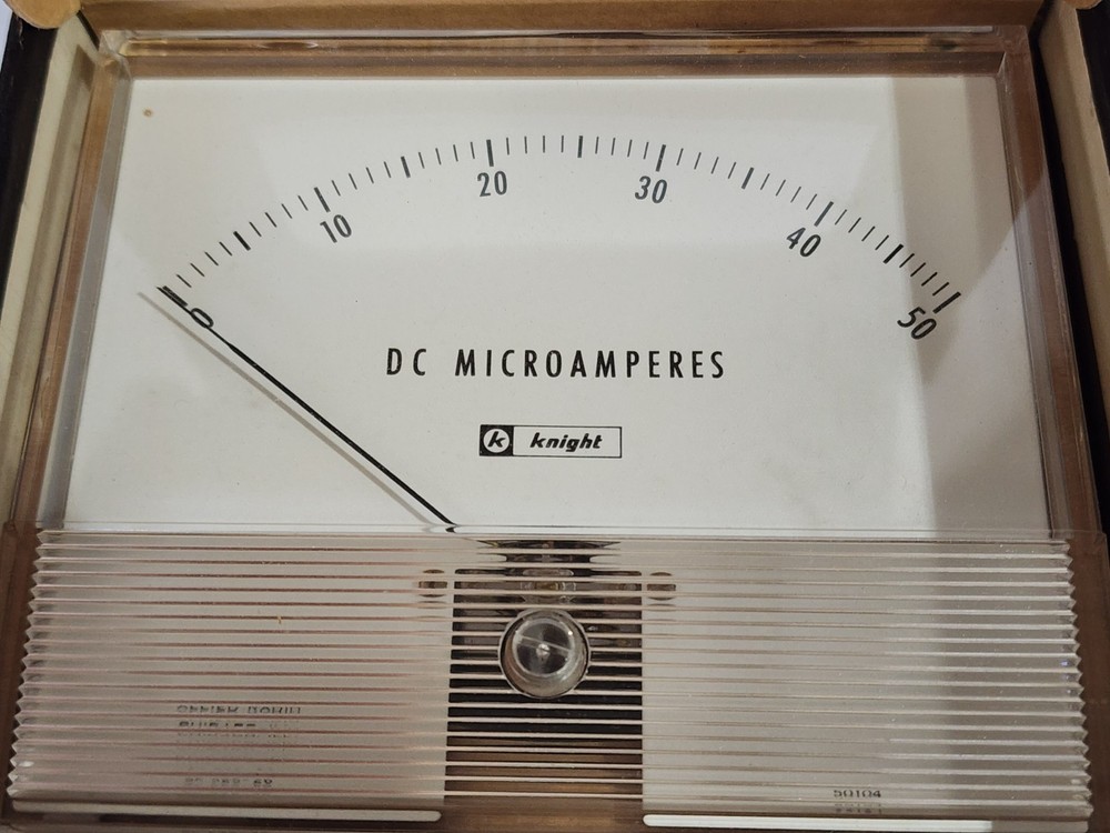 Knight 67F205 DC Microamperes 0-50