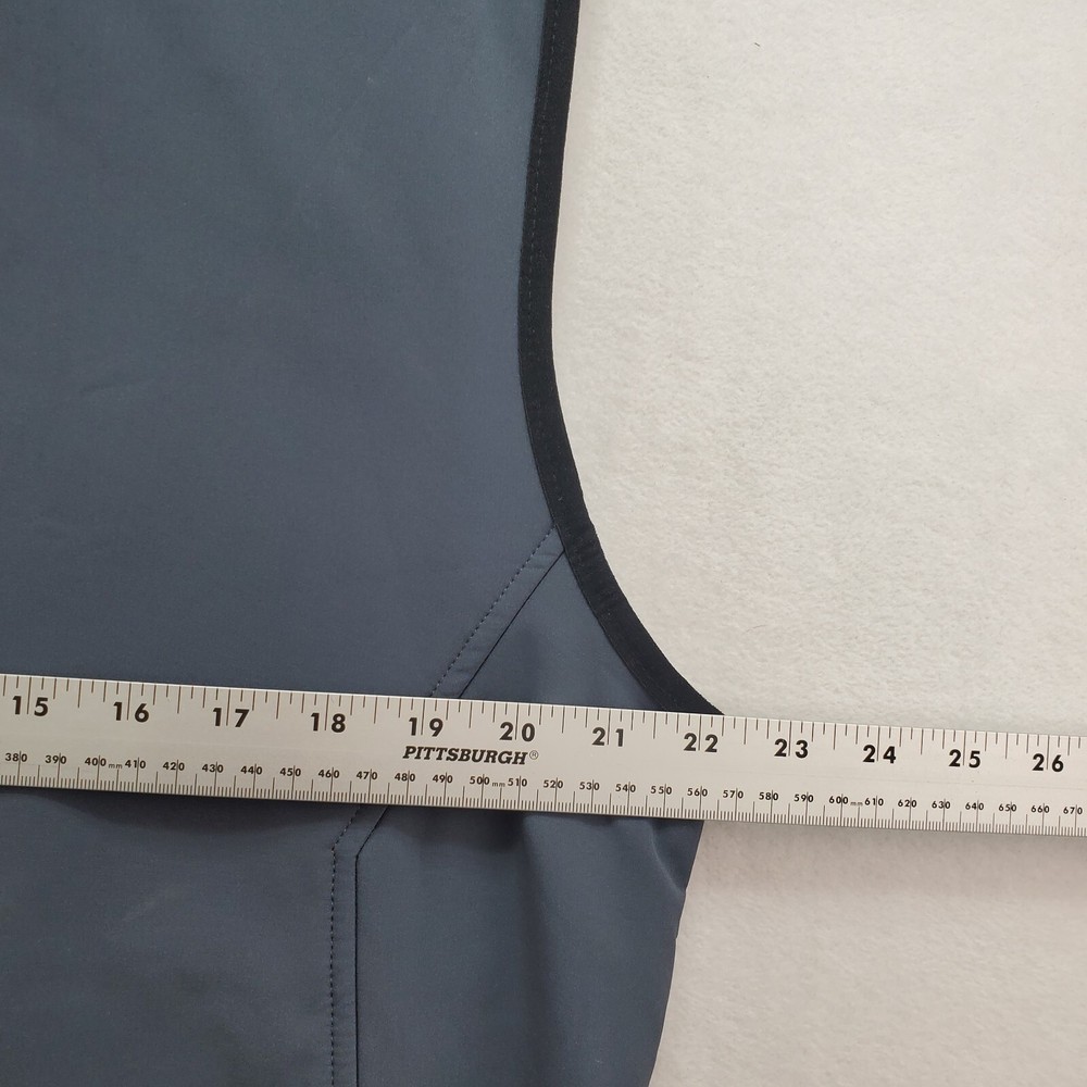 Willit Golf Vest Men's Medium Gray Polyester Stretch Fleece Softshell Full Zip