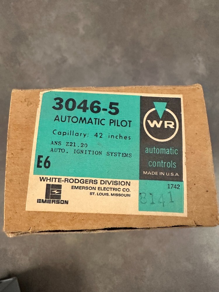 White Rodgers 3046-5 Automatic Pilot 42" Capillary, L39-553