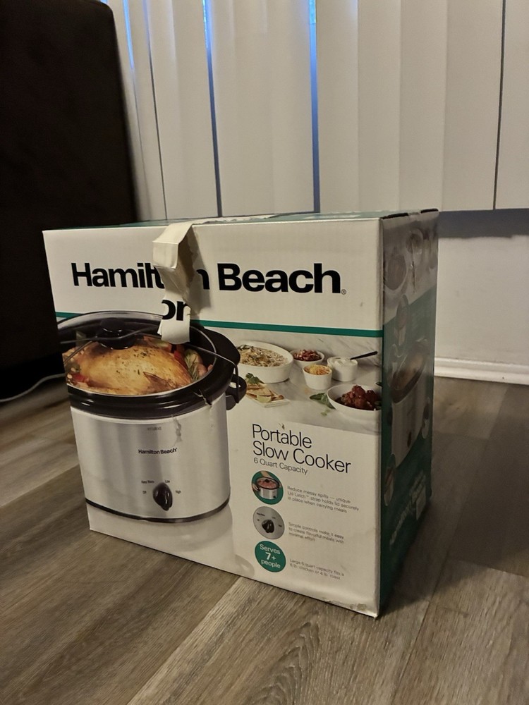 Hamilton Beach 6-quart Portable Slow Cooker 33167