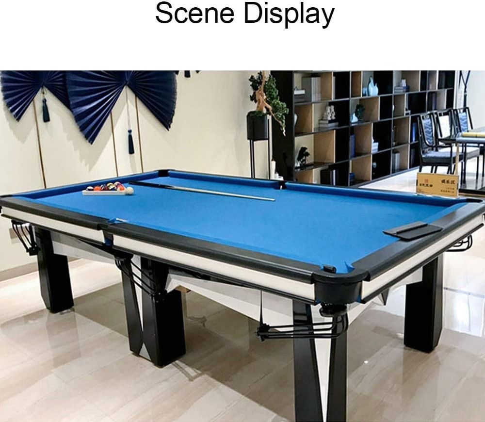 Durable Blue Pool Table Cloth Set 9 ft - Fast Rolling Smooth Surface Technology