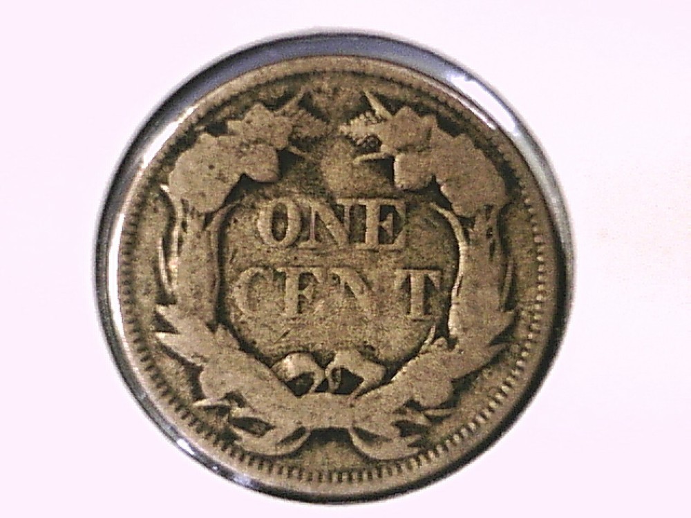 1857 Flying Eagle Cent Genuine Raw Ungraded 01031