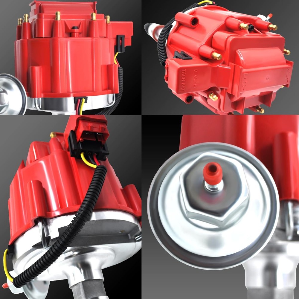 MAS Ignition Distributor w/Cap & Rotor GM08 Compatible with Chevy Normal Size
