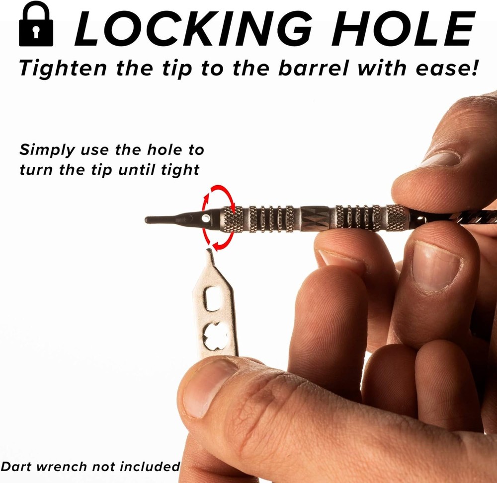 Dart Accessory: Tufflex S.S. (Super Short) 2BA Thread Soft Tip Dart Points (1...