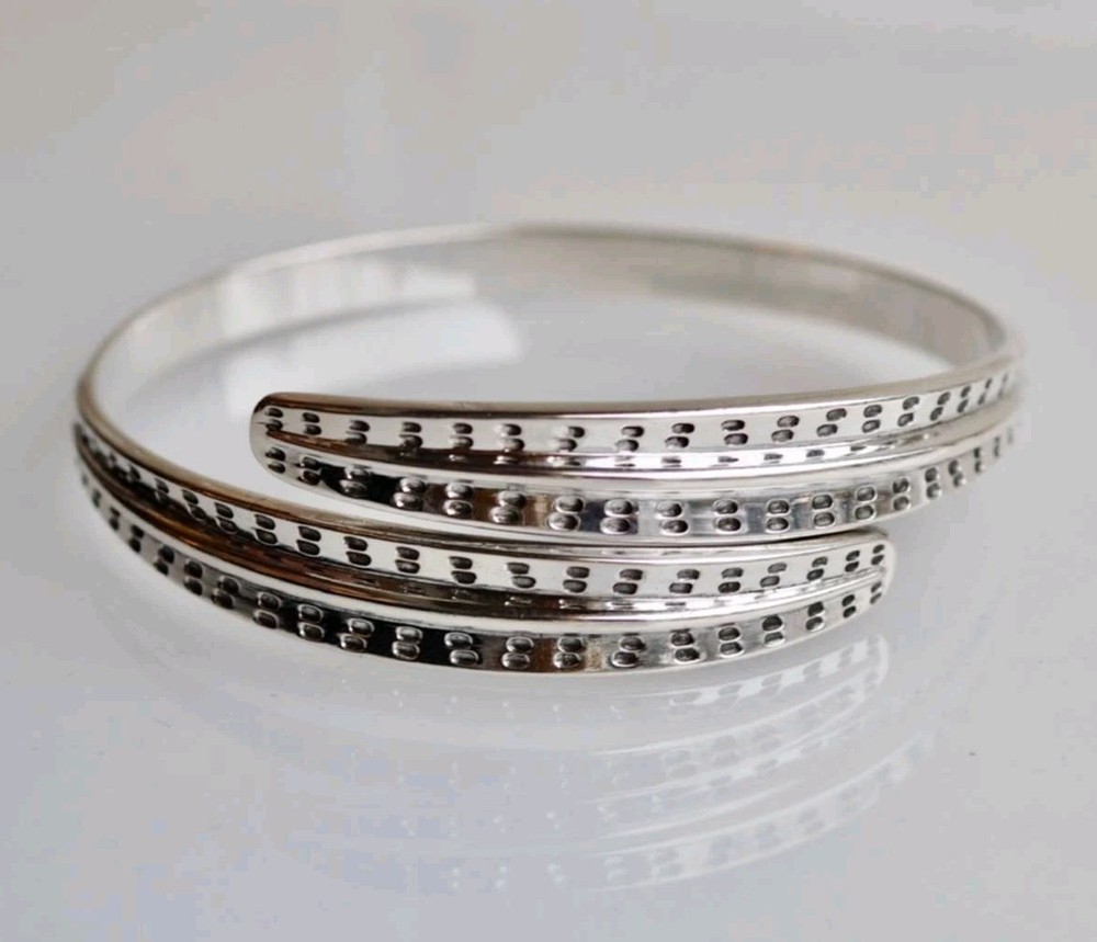 Vintage. David Andersen from the 1960s.Saga Silver Bangle