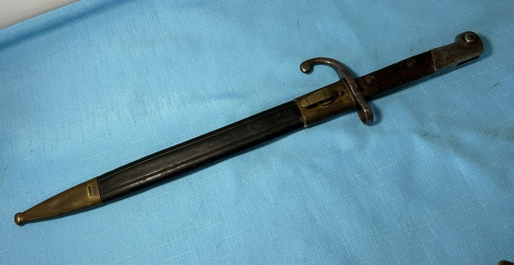 1890s Turkish Mauser Bayonet w/ Scabbard
