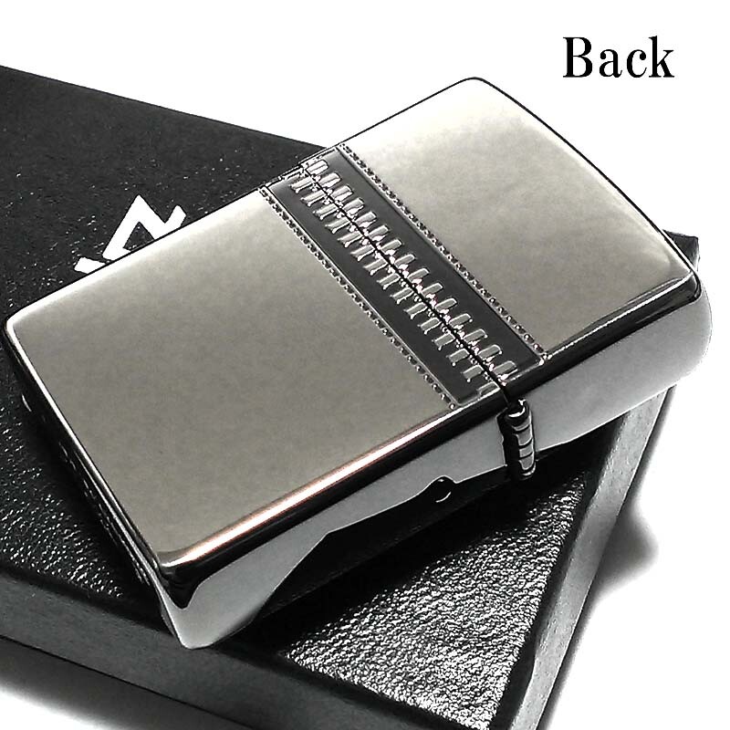 Zippo Zipper Silver Brass Etching Double Sided Processing Oil Lighter Japan
