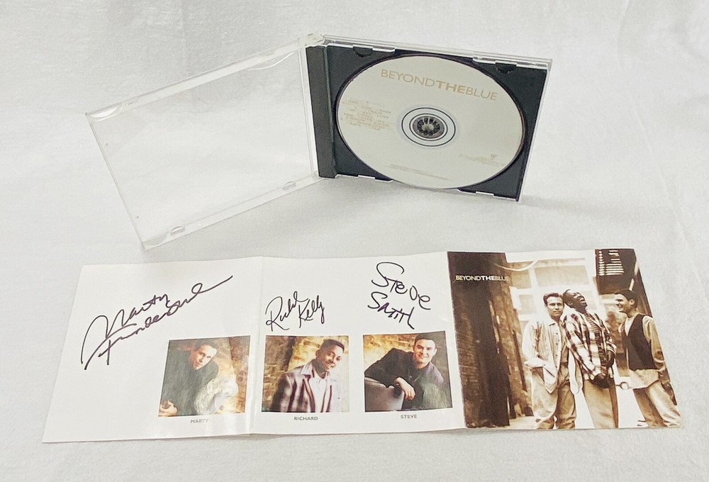 Beyond The Blue 1996 CD SIGNED Autographed by Band Members