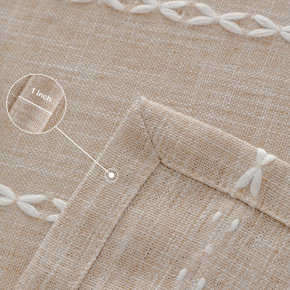 YZKITM Rustic Square Linen Small Tablecloth Washable Wrinkle Resistant Stripe...