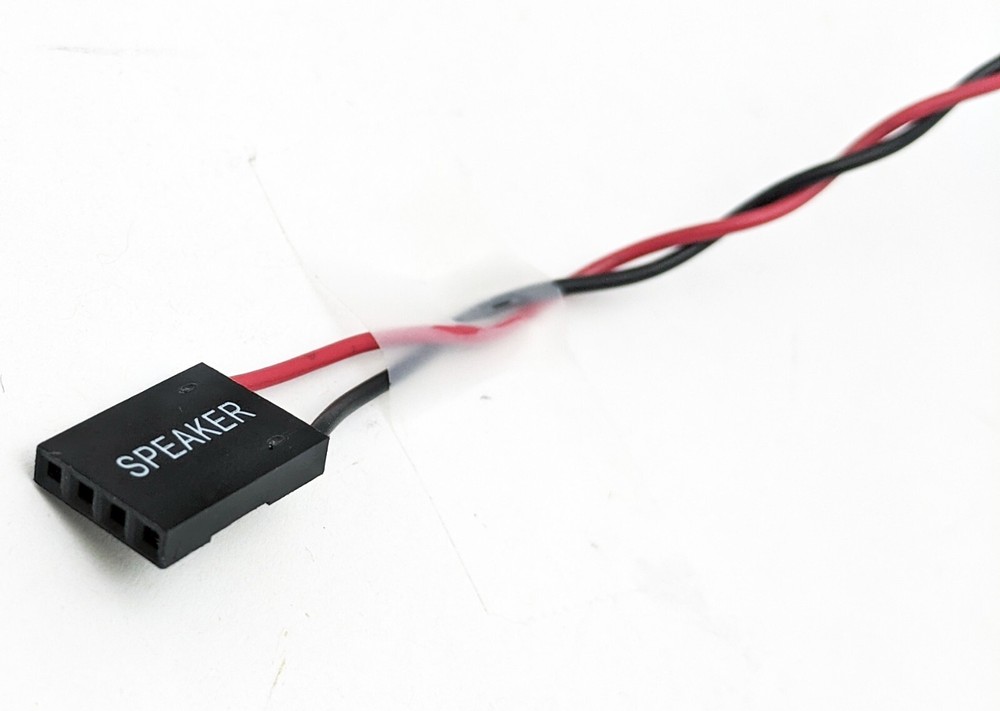 10-pack 4-pin Replacement Internal Speaker Buzzer Cable for ATX mATX Motherboard