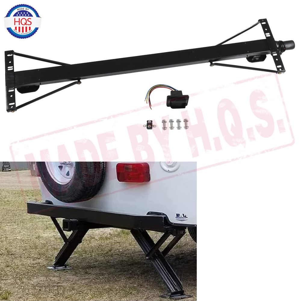 Universal Rear Electric Stabilizer Jack 298707 With Black Exterior Switch