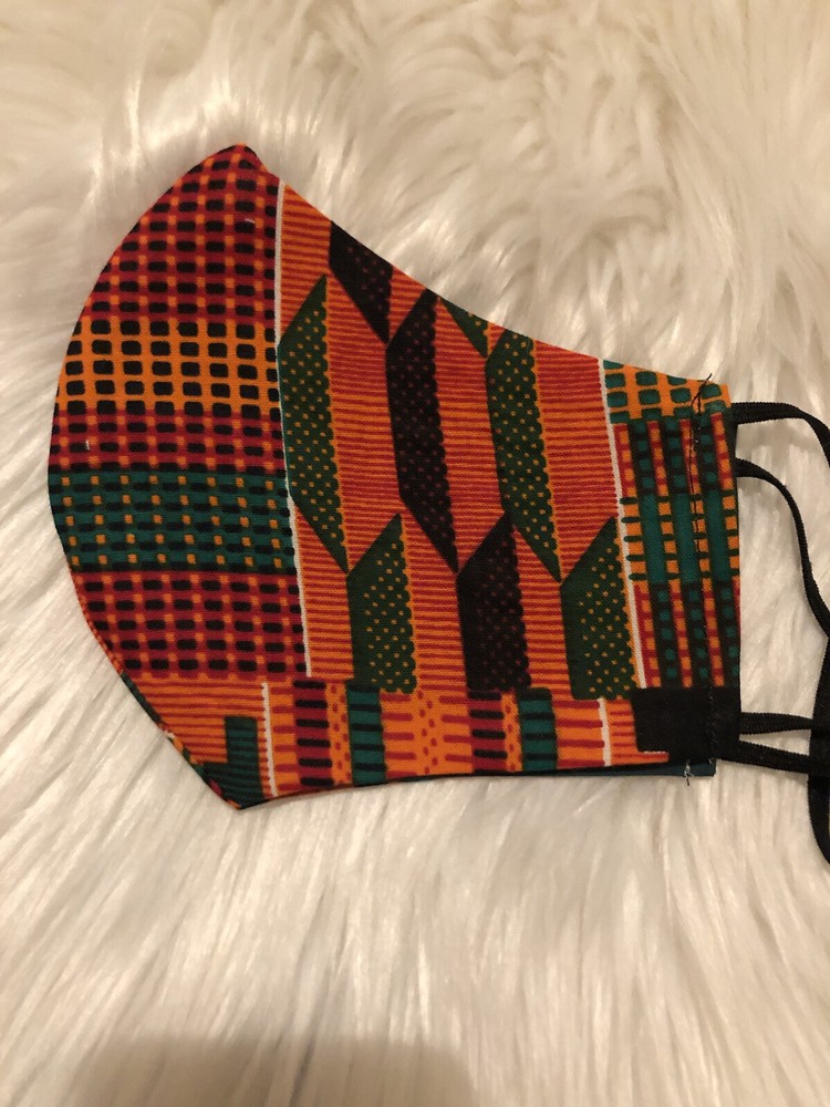 african print face mask