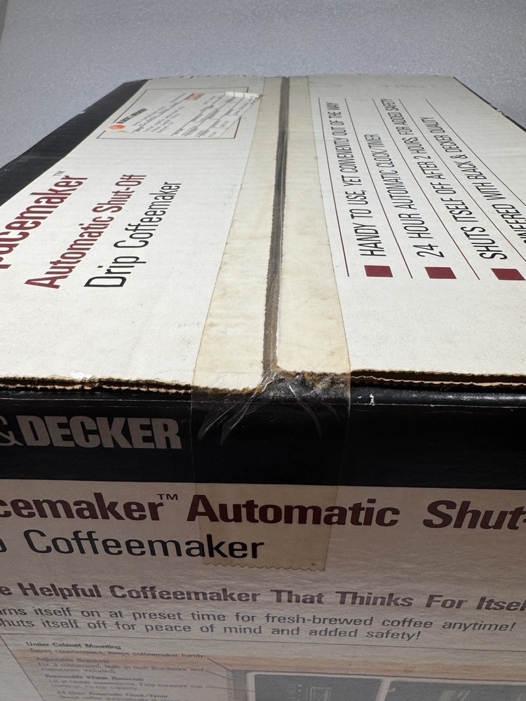 Black & Decker Spacemaker Under Cabinet Drip Coffee Maker SDC2A - Sealed