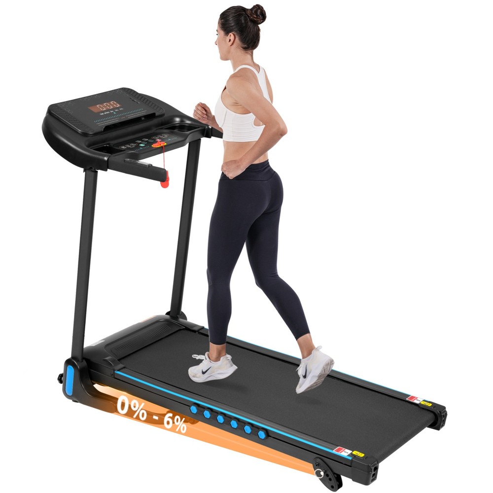 Foldable Incline Treadmill 3.0 HP 10MPH Quiet for Home Double Deck Technology