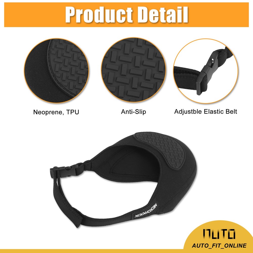 Single Motorcycle Gear Shift Pad Shifter Shoe Protector Black Universal