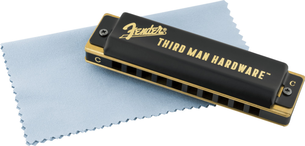 Genuine Fender x Third Man Hardware Harmonica, Black, C