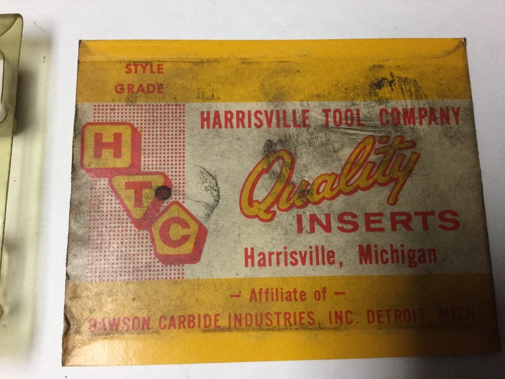 HTC 432 Inserts H-100. H.T. 7 Pieces