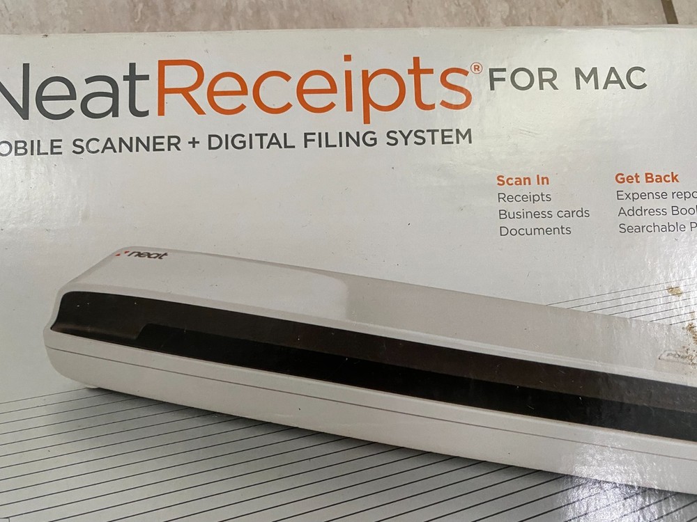 Neat Receipts for Mac Mobile Scanner Digital Filing System