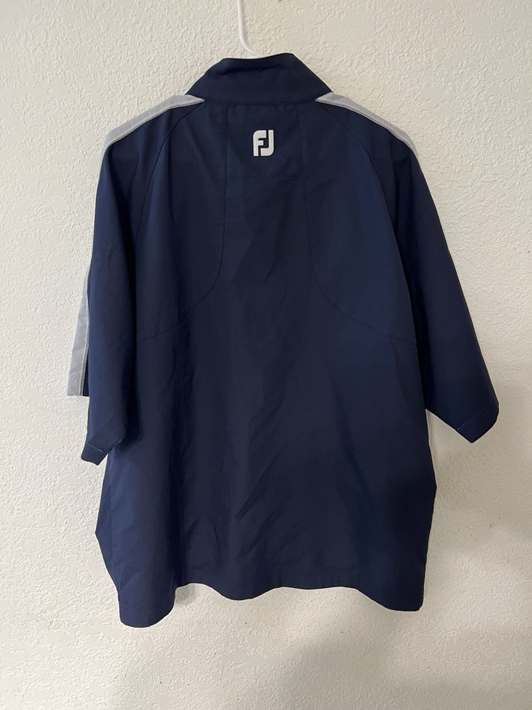 Footjoy Men's Half Zip Golf Pullover Shirt Jacket Windbreaker Medium.