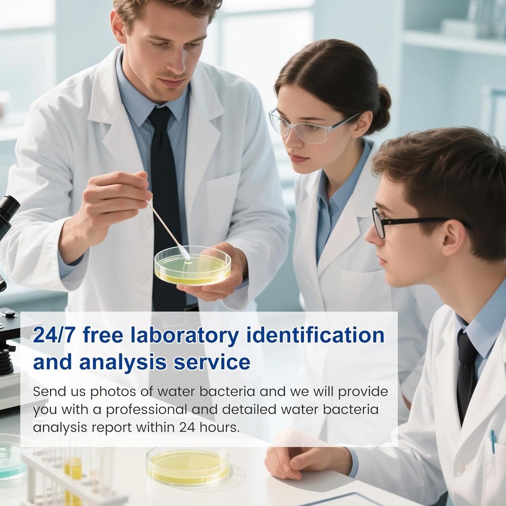 Water Bacteria Kit 12 Tests Detect E.coli, Coliform, All Bacteria
