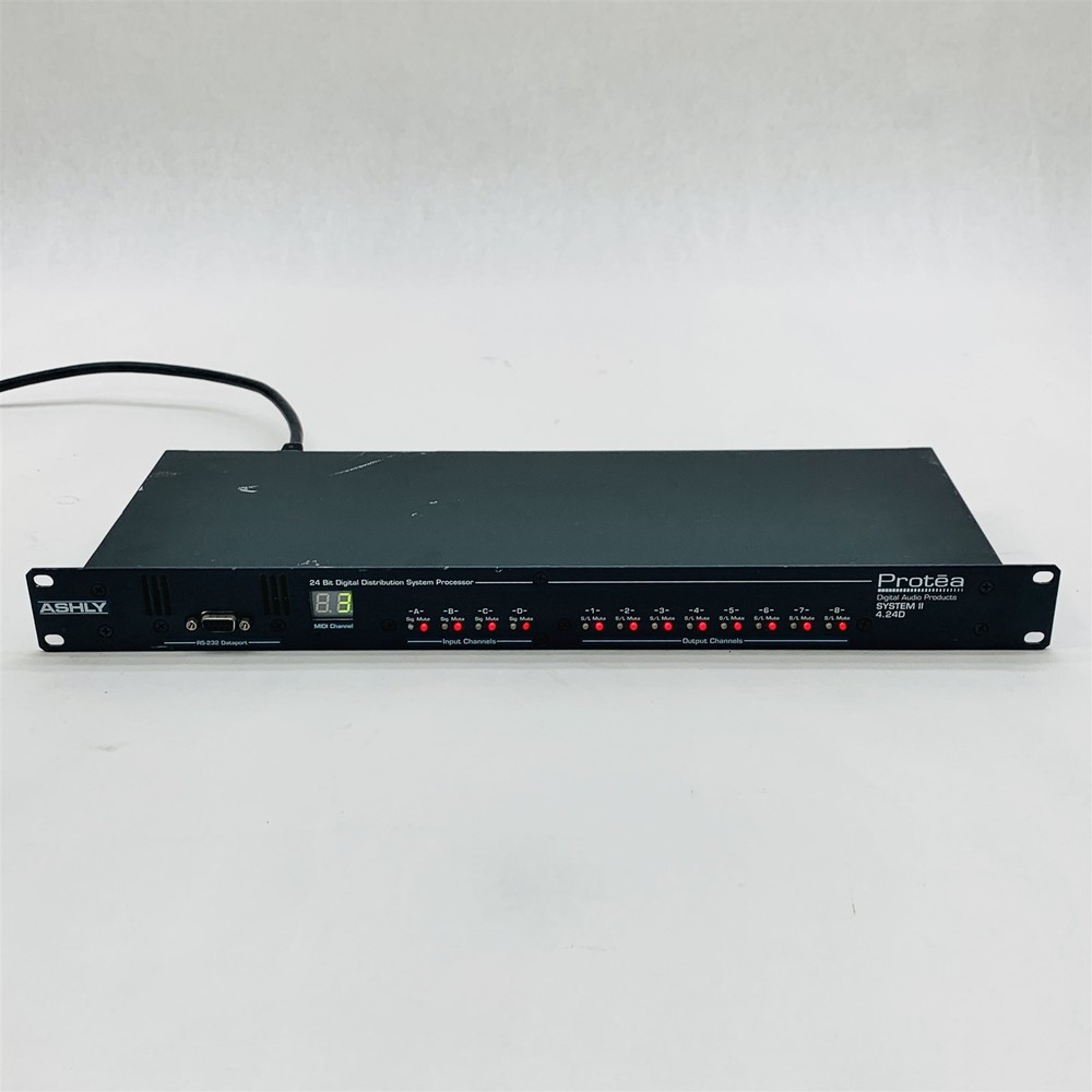 Ashly Protea System II 4.24D Digital Audio 4-In/8-Out Distribution Processor