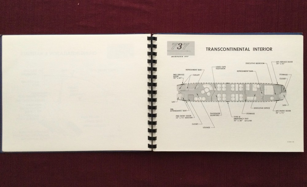 Boeing 737 Business Jet Brochure 1968