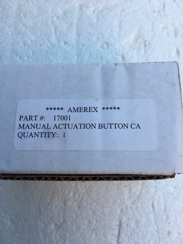 Amerex 17001 Manual Actuation Button Ca