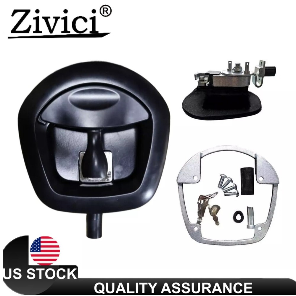 Black Whale Tail T Handle Lock Latch/Compression Lock Trailer Ute Toolbox