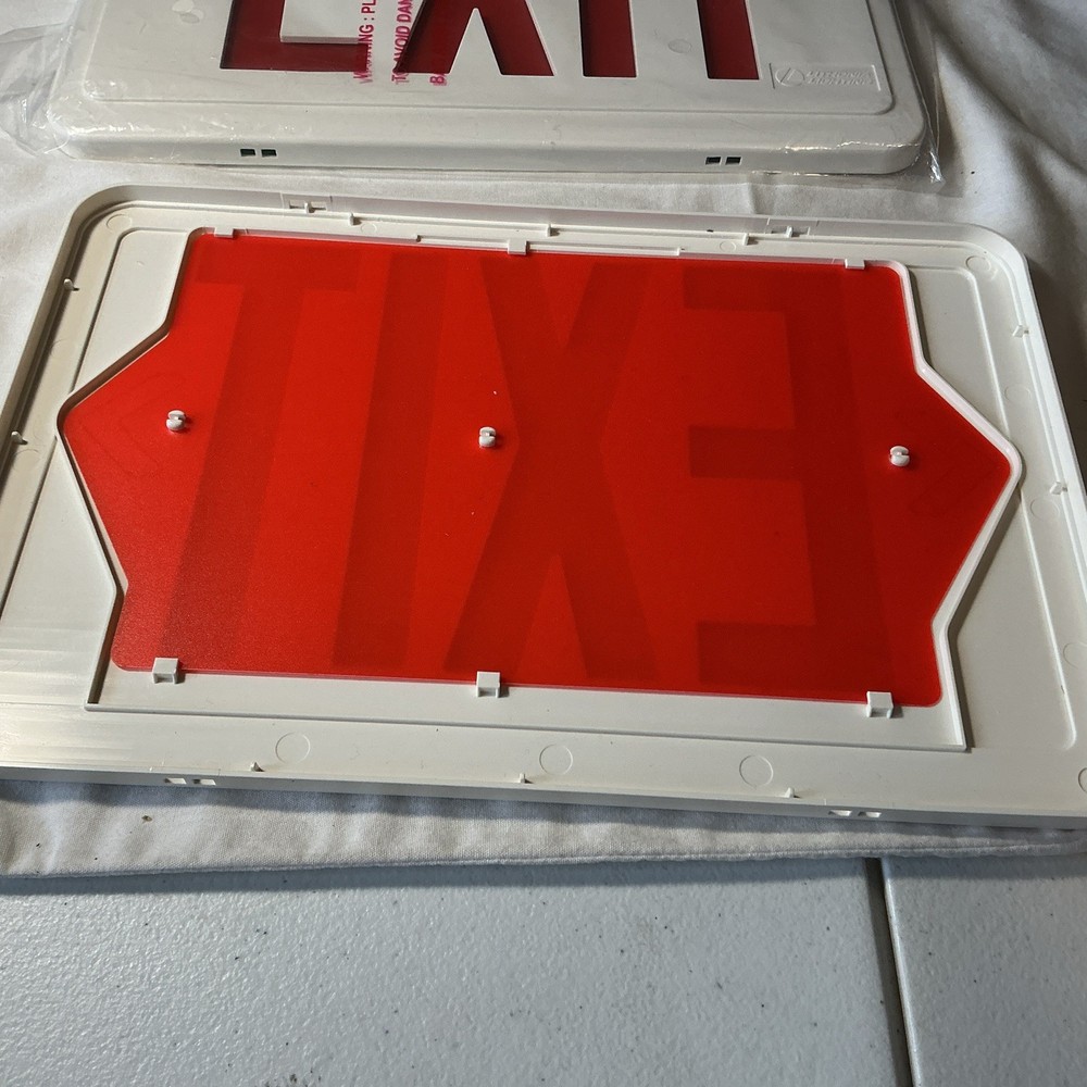 2 Lithonia EXIT Signs Hard Plastic Replacement Covers