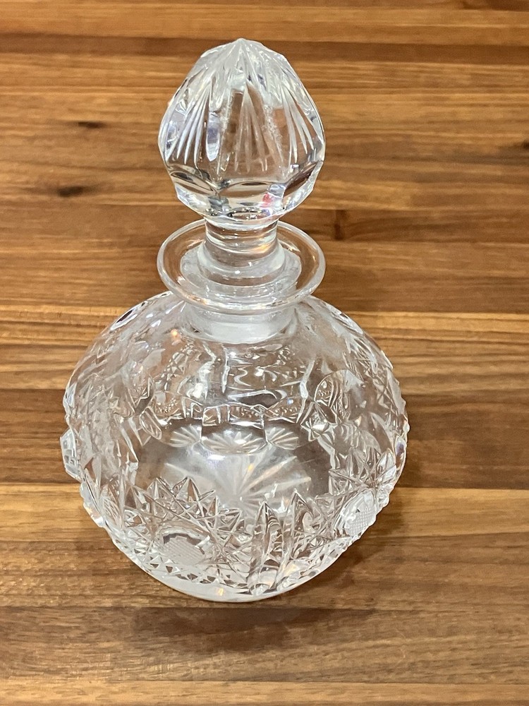 Vintage Cut Crystal Perfume Bottle