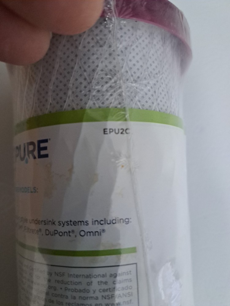 Ecopure Basic Sink EPU2C NSF Certified Universal Fit 6 Month Filter Life (T102)