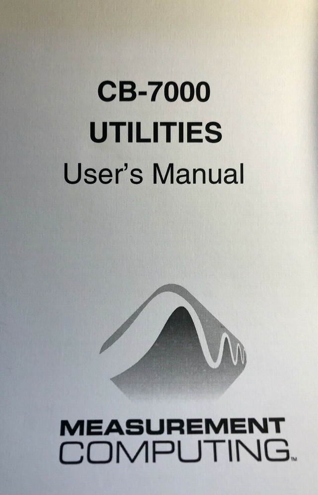 MEASUREMENT COMPUTING Data Acquisition & Control Devices