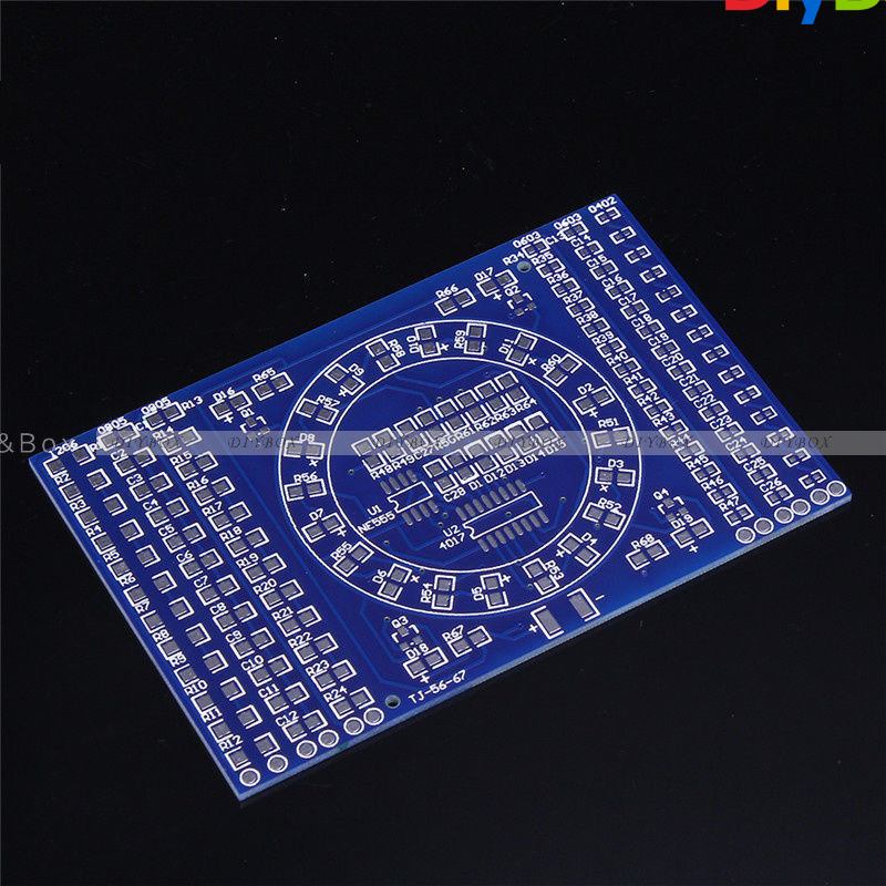 DIY SMD Rotating LED SMD Components Soldering Practice Board Skill Training Kit