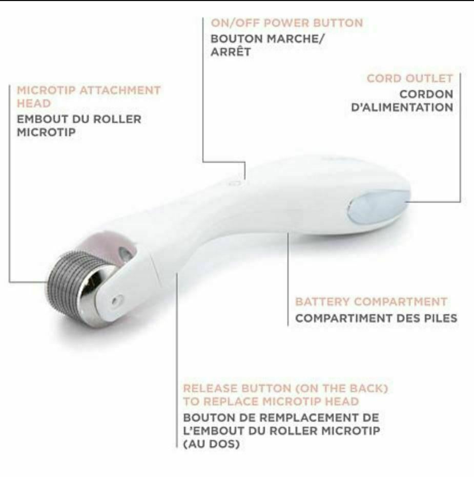 Beauty Bioscience White GloPRO Tool & Rose Case Pack-n-Glo w Face MicroTip