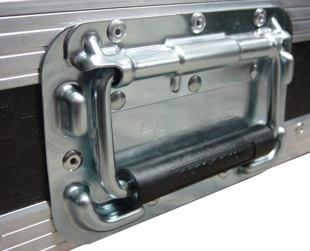 Technics SL1210 Turntable DJ Deck Swan Flight Case (Stucco - Silver)