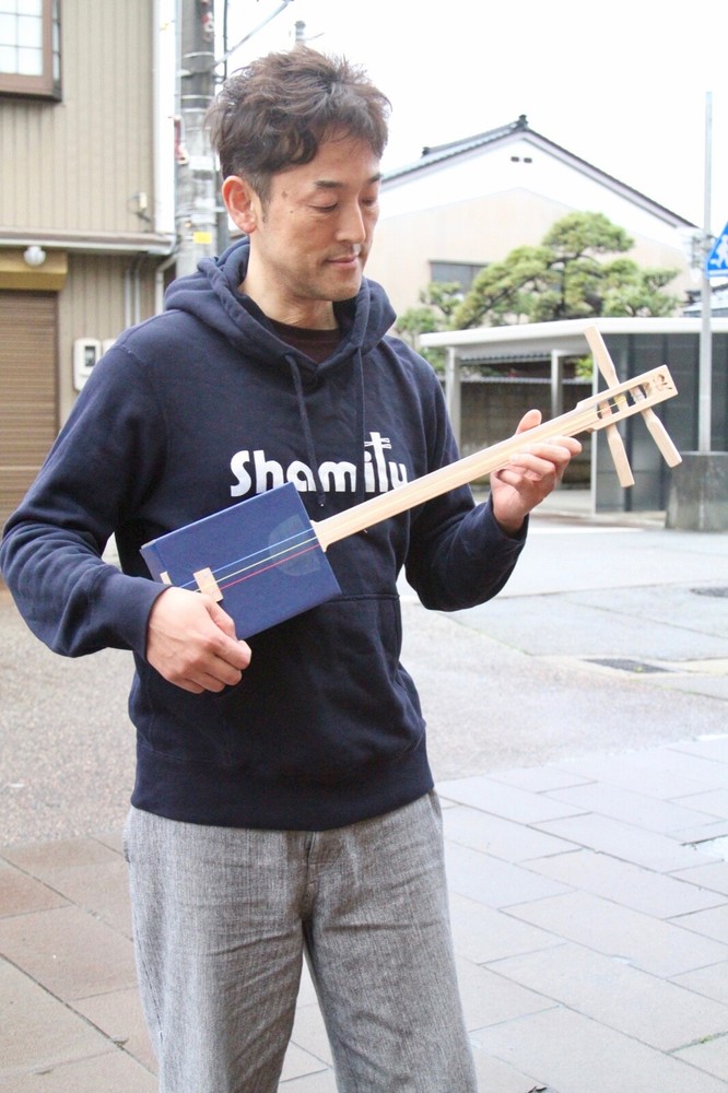 Cardboard Shamisen“Shamisen BOX” Single item